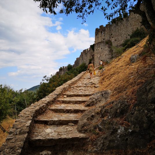 escalier forteresse de mistra