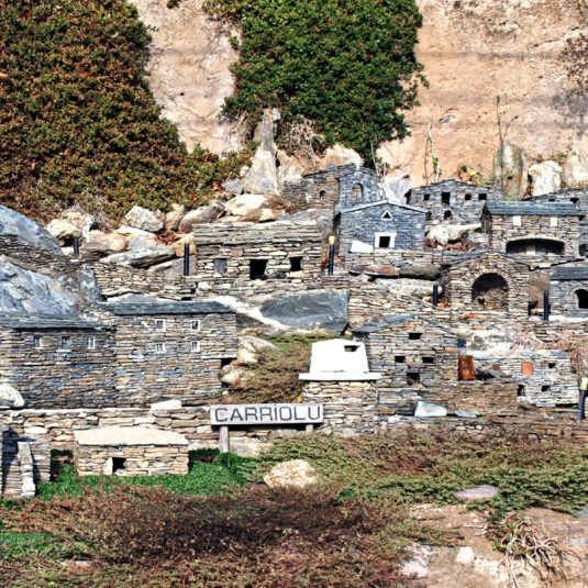 Village miniature de Carriolu, Castello di Rostino, Corse.