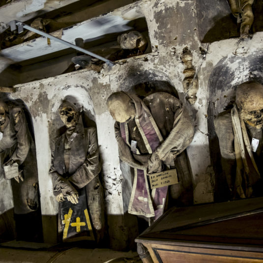 momies des catacombes de Palerme